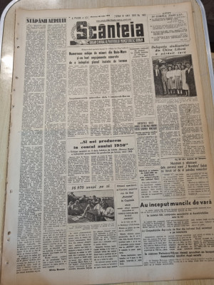 scanteia 20 iulie 1949-minerii din baia mare si comanesti,taranii din botosani foto