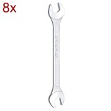 Unior 110/1CB - Set 8 chei fixe 6-22 mm chei duble