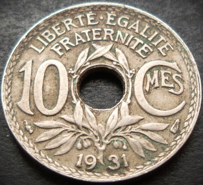 Moneda istorica 10 CENTIMES - FRANTA, anul 1931 * cod 219