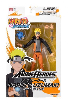 BANDAI FIGURINA NARUTO SHIPPUDEN NARUTO UZUMAKI FINAL BATTLE 16.5CM SuperHeroes ToysZone foto