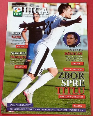 Program fotbal LPF nr. 45 (02- 05.04.2016) ASTRA - PANDURII foto
