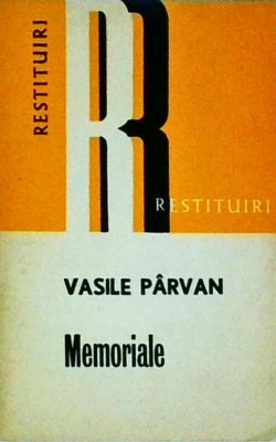 Vasile Parvan - Memoriale foto