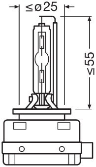 SET 2 BECURI XENON 85V D1S XENARC NIGHT BREAKER LASER NextGen OSRAM