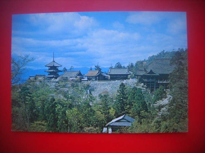 HOPCT 5333 TEMPLUL KIYOMIZU DERA -KYOTO-JAPONIA -ASIA-NECIRCULATA