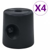 VidaXL Greutăți pentru pavilion, 4 buc., negru, PE 47689