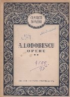 Opere, II - A. I. Odobescu foto