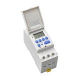 Programator Digital Timp cu Releu DHC15A, 220-240V, 16A, LCD, 20 cicluri ON/OFF, Baterie 40mAh, Automatizare Iluminat, Incalzire, Irigatii