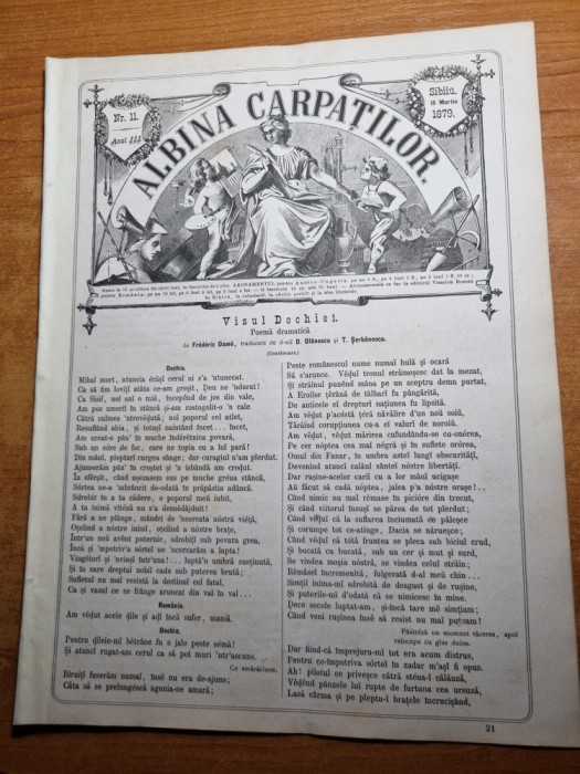 albina carpatilor 15 martie 1879-datine,credinte si moravuri romane,jocuri