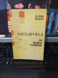 Elena Slave, Metafora &icirc;n limba rom&acirc;nă, editura Științifică, București 1991, 023