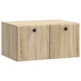 vidaXL Oglindă TV montată pe perete Stejar Sonoma 59,5 x 41 x 30 cm 899187