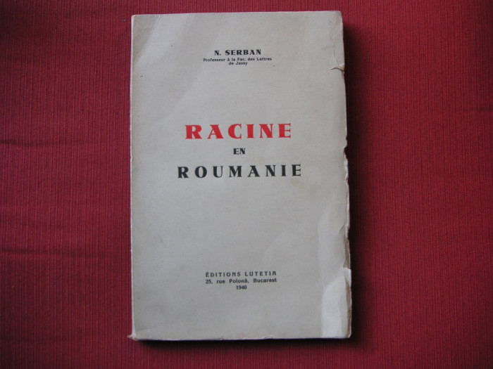 N. Serban - Racine en Roumanie (