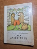 Carte cartonata pentru copii - casa soricelului - din anul 1978