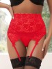 Portjartier Eross High Waist M/L Rosu