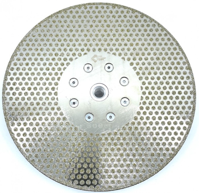 Disc DiamantatExpert Galvanizat pt. taiere si slefuire - Marmura, Gresie, Piatra 230xM14 (mm) Premium - DXDY.CNG-MC.230.M14