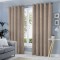 Draperie tip tesatura in cu inele gri, Madison, 150x265 cm, densitate 700 g/ml, Vilfredo, 1 buc