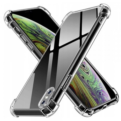 Husa pentru Apple iPhone XS Max, Techsuit, Shockproof Clear, Transparenta foto