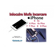 Reparatie Mufa Incarcare iPhone NU INCARCA Inlocuire Conector Alimentare