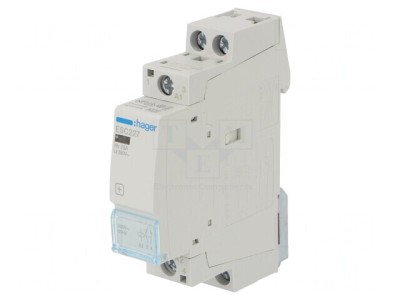 Contactor 2-polar 25A 230VAC NC NO foto