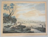 Philips Wouwerman &quot;Le repos&quot; gravura veche 1740