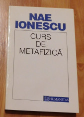 Curs de metafizica de Nae Ionescu foto