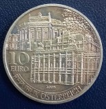 (S) MONEDA DIN ARGINT AUSTRIA - 10 EURO 2005 - REDESCHIDEREA TEATRULUI SI OPEREI