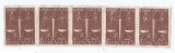 *Romania, lot 1098 cu 5 timbre fiscale judiciare, 1947, MLH