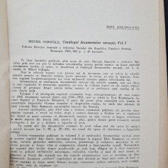 Note bibliografice, extras din Studii si Cercetari Stiintifice Istorie anul XIII, fasc.1.1962