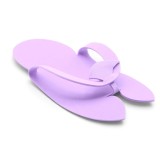 Papuci de unica folosinta pentru pedichiura, tip slapi, 12 perechi, violet