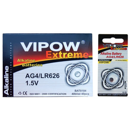 BATERIE VIPOW EXTREME AG4 1 BUC/BLISTER