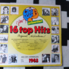 16 Top Hits Mai Juni 1983 various selectii hituri muzica pop rock disco funk VG