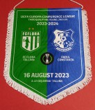 Fanion (protocol-oficial)fotbal FLORA TALLINN-FARUL Constanta(Conference 2023)