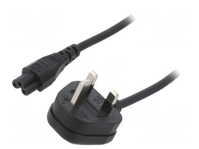 Cablu Alimentare 3x0,75mm2 5m Negru