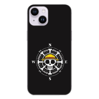 Husa compatibila cu Apple iPhone 14 Silicon Gel Tpu Model One Piece Logo foto