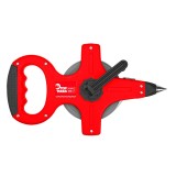Ruleta cu banda din otel 50 m, maner ergonomic antiderapant Top Tools