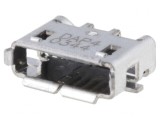 Soclu USB Micro 5 PIN SMT Orizontal pentru PCB, TE Connectivity
