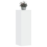 vidaXL Suporturi plante, 2 buc., alb, 33x33x100 cm, lemn prelucrat 3307882