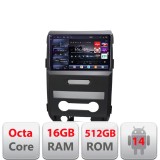 Navigatie Ford F150 2008-2014 Edotec Kit-f150-2008 8 core QLED 2K 16+512GB 360 Android Waze USB Navigatie Internet Youtube CarStore Technology