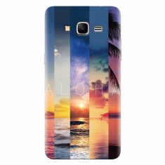 Husa silicon pentru Samsung Grand Prime, Aloha Summer Stripes