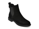Ghete IMAGE negre, 39712, din piele intoarsa