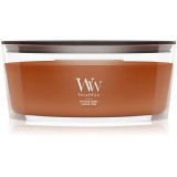 Woodwick Saffron Smoke lum&acirc;nare parfumată cu fitil din lemn 453.6 g