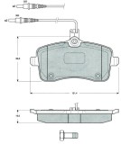 MTR MT507 set placute frana,frana disc