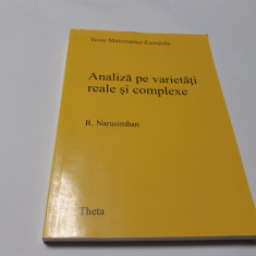 Analiza pe varietati reale si complexe / R. Narasimhan RF12/3