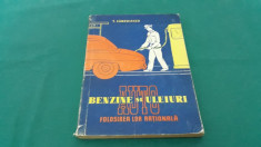 BENZINE ?I ULEIURI AUTO FOLOSIREA LOR RA?IONALA/ T. SANDULESCU/ 1959 foto