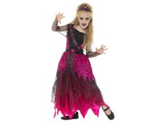Costum Halloween rochie regina balului horror (pentru fete) foto