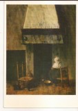 FA94 -Carte Postala- RUSIA -Hermitage, Leningrad - Jacobus Vrel, old woman by the fireplace, necirculata