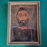 MIRCEA ISPIR - 1939-2005 - PORTRET DE DAC ulei/carton anii '70