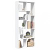VidaXL Bibliotecă/separator cameră, alb 67x25x161,5 cm lemn prelucrat 858075