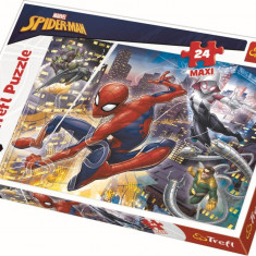 PUZZLE TREFL 24 MAXI CURAJOSUL SPIDERMAN SuperHeroes ToysZone