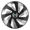 Set 4 Capace Roti, potrivite jantelor de R16, pentru Land Rover, model vector black and silver, Autohelix MSA