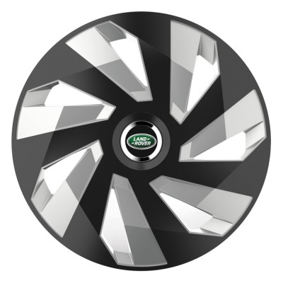 Set 4 Capace Roti, potrivite jantelor de R16, pentru Land Rover, model vector black and silver foto